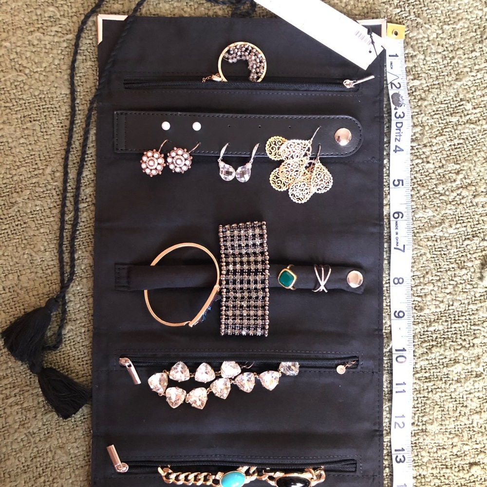 NWT WHBM snake print jewelry roll